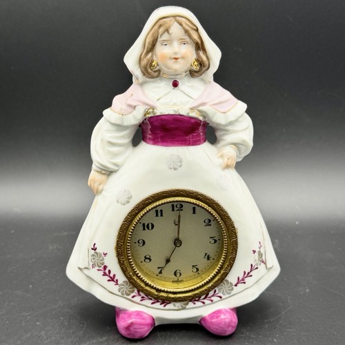 Antique german clock with - antique,