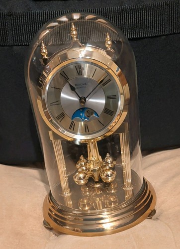Bulova anniversary clock - clock, glass